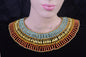 Cute Egyptian Red & Blue Sky Cleopatra Necklace
