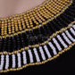 Amazing Ancient Egyptian Beaded Cleopatra Necklace Collar
