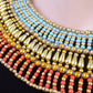 Cute Egyptian Red & Blue Sky Cleopatra Necklace