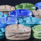 20 Egyptian Mixed Hand Made Carved Luck Scarabs With Hieroglyphic